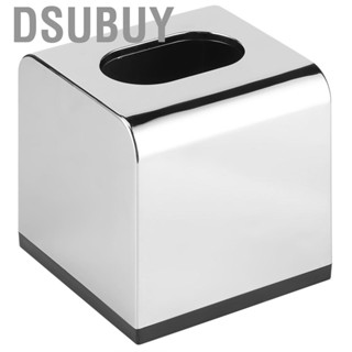 Dsubuy Electroplate Large Tissue Box Napkin Paper Storage Case Home Living Room