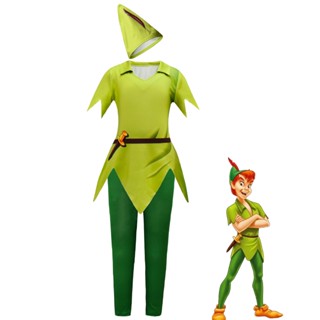 เครื่องแต่งกายคอสเพลย์ Peter Pan Peter Fan สําหรับปาร์ตี้ฮาโลวีน