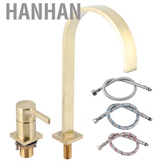 Hanhan Faucet Single Handle Brass Water Tap Basin Bathroom Sink Supplies For Kitchen