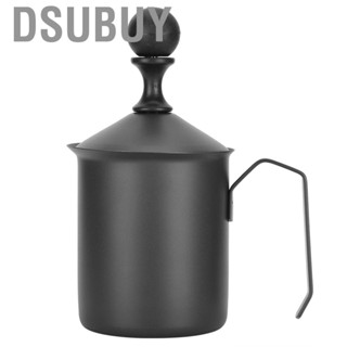 Dsubuy Stainless Steel Manual  Frother Foamer Handheld Coffee Frothing Pitc SS