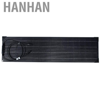 Hanhan 50W 18V Flexible Monocrystalline Solar Panel High Efficiency Charging Board for RV Marine Boat