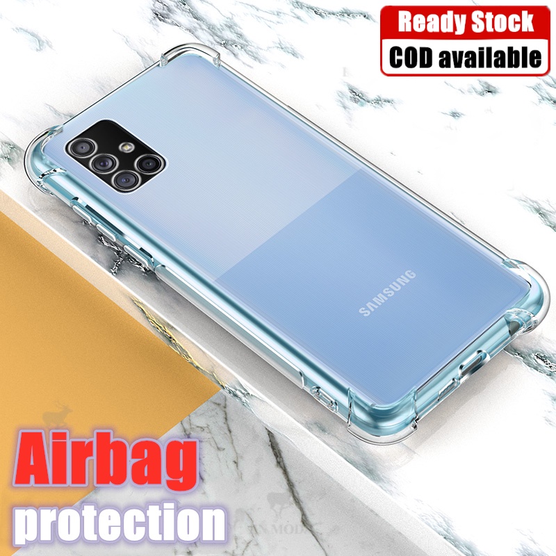 【Crystal Clear】เคสเจลลี่ ยางนิ่ม แบบใส กันรอยขีดข่วน เกรดทหาร สําหรับ Samsung Galaxy A Quantum 6.7 นิ้ว SM-A716N A716S A716SS