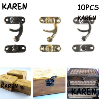 Karen กลอนล็อคกระเป๋าหนัง พร้อมสกรู 10 ชิ้น