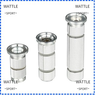 Wattle ถ้วยคอตะเกียบหน้า อะลูมิเนียมอัลลอย สีเงิน 1-1/8 นิ้ว สําหรับรถจักรยาน