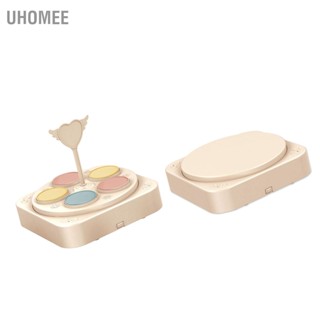  UHomee หมุนเครื่องขนมหวานหมุนอัตโนมัติแสดงขนมตาราง Cupcake ยืนแสดงตารางถาดแกว่งสำหรับงานเลี้ยงวันเกิด