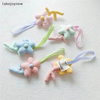 [takejoynew] พวงกุญแจ จี้ดอกไม้ สีแคนดี้ สําหรับตกแต่งกระเป๋า KLB