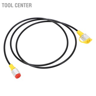 Tool Center ท่อทดสอบแรงดันไฮดรอลิก 1.5 ม./4FT M16x2-1/4BSP จุดทดสอบข้อต่อ 630Bar DN2