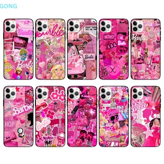 เคสโทรศัพท์มือถือซิลิโคน ลายการ์ตูนบาร์บี้ สําหรับ Apple 12 13 14 Promax Plus