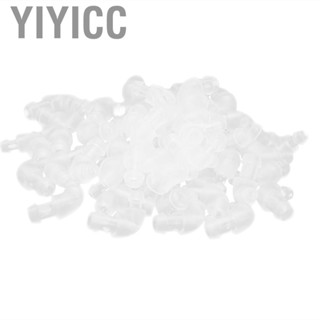 Yiyicc 50Pcs  Ear Hook Replacement Tube Connector Earbud Tubing Domes