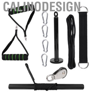 Calinodesign Forearm Wrist Roller Trainer  Portable Arm Strength Training Exerciser 11Pcs/Set for Fitness Home Gym