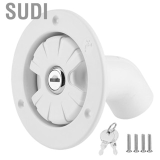 Sudi Water Filler Cap  Lockable Gravity Inlet Freshwater Filling Filter with 2 Keys for Caravan Boat Trailer