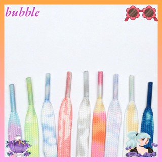 Bubble เชือกผูกรองเท้าผ้าใบ สีพื้น 9 มม. อุปกรณ์เสริมรองเท้า