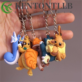 Kentontllb พวงกุญแจ จี้ PVC ลายการ์ตูนโปเกม่อน Charizard Dragonair Vulpix Snorlax สไตล์ญี่ปุ่น สําหรับห้อยกระเป๋าเป้สะพายหลัง