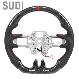 Sudi Steering Wheel  Carbon Fiber Heated Fit for Mustang EcoBoost GT Shelby GT350 /GT350R 2018‑2020