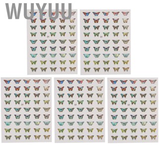 Wuyuu Butterflies Pattern Nail Adhesive   Fashionable