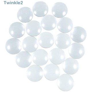 Twinkle โดมแก้วใส ทรงกลม แบน 1.57 นิ้ว 20 ชิ้น