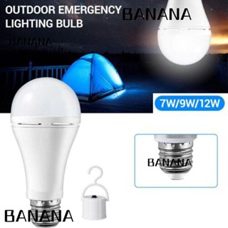 Banana1 หลอดไฟฉุกเฉิน LED แบบชาร์จไฟได้ ใช้แบตเตอรี่ สําหรับตั้งแคมป์ 1 ชิ้น