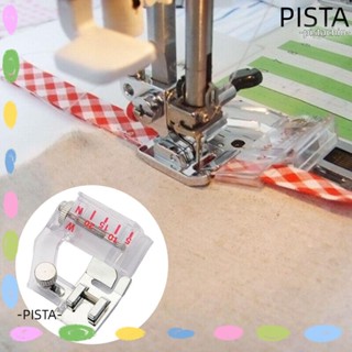 Pista ตีนผีจักรเย็บผ้า โลหะ สีเงิน 4 ชิ้น|ตีนผี พลาสติก ปรับได้ สําหรับเย็บผ้า|ตีนผีจักรเย็บผ้า