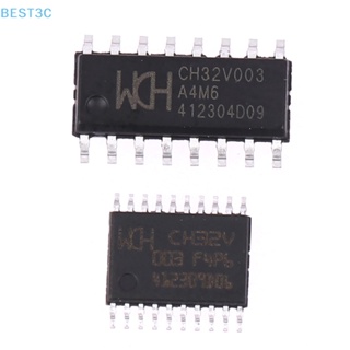 Best3c CH32V003 Series ชิปวงจรรวม เกรดอุตสาหกรรม MCU RISC-V2A สายเดี่ยว อินเตอร์เฟซการดีบักกิ้งอนุกรม 10 ชิ้นต่อล็อต