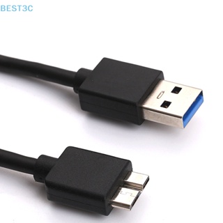 Best3c สายเคเบิลอะแดปเตอร์ฮาร์ดดิสก์ USB 3.0 A M เป็น Micro B SATA สําหรับฮาร์ดไดรฟ์ภายนอก HDD