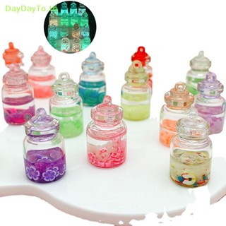 Daydayto โมเดลขวดน้ําเรืองแสง ขนาดเล็ก DIY สําหรับตกแต่งบ้านตุ๊กตา สวน 1 5 ชิ้น