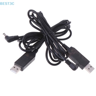 Best3c USB dc 5v to dc 9v 12v step up cable 2.1x5.5 มม. แจ็คเชื่อมต่อสายไฟ ขายดี