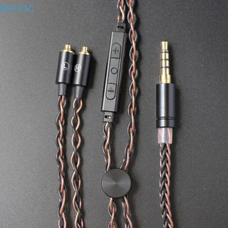 Best3c สายเคเบิลอัพเกรดหูฟัง MMCX แบบเปลี่ยน สําหรับ Shure SE535 SE846