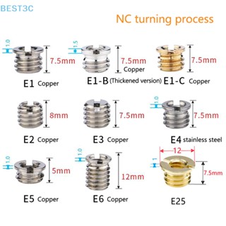 Best3c ขายดี ชุดน็อตอะแดปเตอร์แปลงขาตั้งกล้อง สกรู 1/4 เป็น 3/8 นิ้ว อุปกรณ์เสริม สําหรับขาตั้งไฟ Dslr 5 ชิ้น
