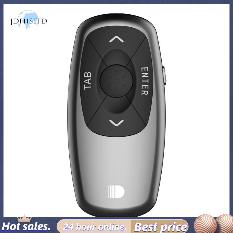 jdfhsffd2.4GHz 100M ไร้สาย Mini Presenter Clicker สําหรับ Microsoft Office Power Point Point Point P