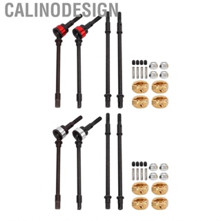 Calinodesign RC Front and Rear Drive Shafts  Replacement Axle Shaft Set High Strength Rust Proof with Brass Couplers for Axial SCX10 1/10 Car