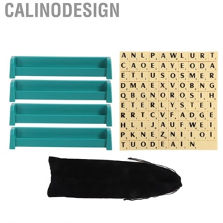 Calinodesign Plastic Alphabet Spelling Game Tile Lock With 100 Chess Piece