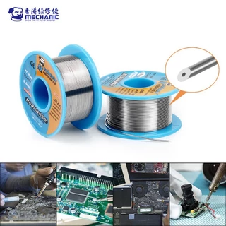 Mechanic TY-V866 แกนยางสนอ่อน ขนาด 40 ก. 0.2 0.3 0.4 0.5 0.6 0.8 มม. Sn63 Pb37 183℃ ลวดบัดกรีฟลักซ์ละลายจุด 1.0-3.0%