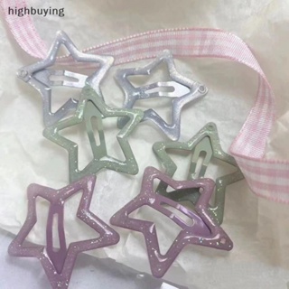 [highbuying] กิ๊บติดผม รูปดาวห้าแฉก น่ารัก แวววาว แวววาว แวววาว แวววาว แวววาว แวววาว แฟลชเคลือบ ดาว กิ๊บติดผม สําหรับผู้หญิง แฟชั่นใหม่ พร้อมส่ง