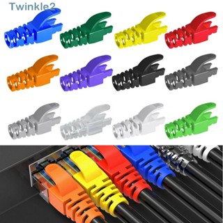 Twinkle ปลอกป้องกันสายเคเบิล RJ45 CAT5E 6 คุณภาพสูง หลากสีสัน ทนทาน