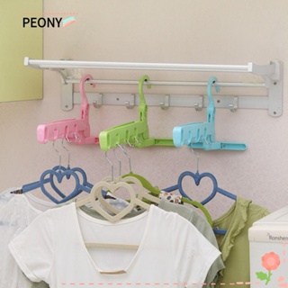 Peonypavilion ไม้แขวนเสื้อ ABS พับได้ ประหยัดพื้นที่ แบบพกพา สําหรับตู้เสื้อผ้า ห้องนอน