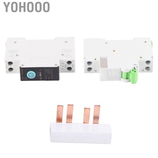 Yohooo Home  Breaker WiFi Circuit 1P+N 25A 230VAC Flame Retardant 6KA Breaking 3 Timing Modes for Electrical Appliance