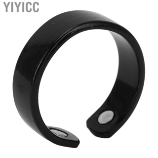 Yiyicc Blood Sugar Control Ring  Lymphatic Drainage Metal Safe Adjustable for Travel