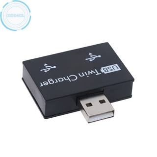 Xo94ol อะแดปเตอร์แปลงแยก USB 2.0 1 ตัวผู้ เป็น 2 พอร์ต ตัวเมีย อุปกรณ์เสริม สําหรับโทรศัพท์มือถือ แล็ปท็อป พีซี