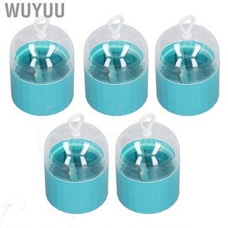 Wuyuu Beauty Sponge Storage Box  Silicone Handle Dustproof Transparent  Makeup Container Durable with Holders for Girls