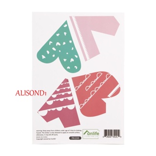 Alisond1 สติกเกอร์ติดผนัง 24 ชิ้น ห้องนอน DIY รุ้ง การ์ตูน เด็ก ตกแต่งห้อง