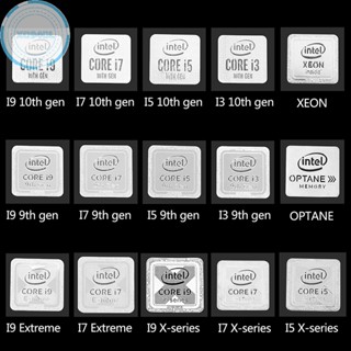 Xo94ol สติกเกอร์โลโก้ CPU โลหะ 10th Generation Intel Core i9 i7 i5 i3 สําหรับติดตกแต่งแล็ปท็อป