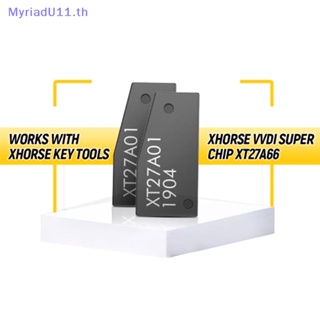 Myriadu VVDI ชิปทรานสปอนเดอร์ XT27A สําหรับเครื่องมือกุญแจ VVDI Super Chip ID46 40 43 4D 8C 8A T3 47