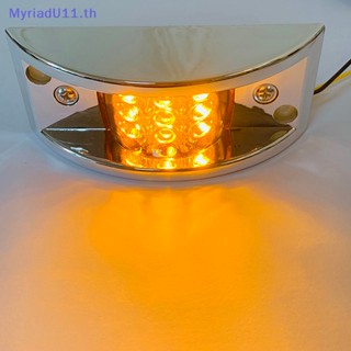 Myriadu ไฟหรี่ข้าง LED สีแดงอําพัน สําหรับรถยนต์ รถบรรทุก รถพ่วง รถตู้ รถตู้