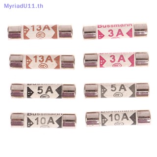 Myriadu ปลั๊กฟิวส์เซรามิค 6x25 มม. 3A 5A 10A 13A 2 ชิ้น