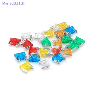 Myriadu ฟิวส์ 5A 10A 15A 20A คละขนาด สําหรับรถยนต์ รถบรรทุก รถจักรยานยนต์ 24 ชิ้น