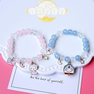 Ivory สร้อยข้อมือ ประดับลูกปัดคริสตัล พลอยเทียม รูป Cinnamoroll นําโชค เครื่องประดับ สไตล์เกาหลี สําหรับเพื่อน DIY