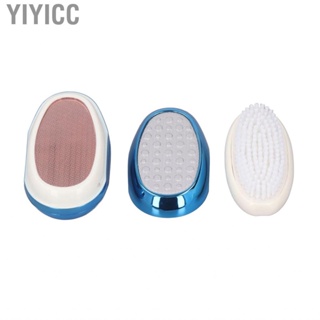 Yiyicc Glass Foot File Wet Dry Nano Scrubber 3 in 1 Blue Care Pedicure Tool Dead Skin  Gentle for Men Women Home