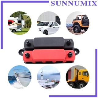 [Sunnimix] บล็อกจ่ายไฟ 48V พร้อมฝาครอบ ยาว 20 ซม. อุปกรณ์เสริม สําหรับรถบรรทุก รถตู้ เรือยอร์ช