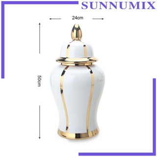 [Sunnimix] กระปุกเซรามิค พอร์ซเลน ขิง สไตล์โมเดิร์น สําหรับตกแต่งบ้าน ออฟฟิศ โต๊ะ ชั้นวางหนังสือ เตาผิง ห้องครัว