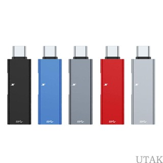 Utake อะแดปเตอร์เชื่อมต่อ Type C เป็น USB ตัวเมีย + Type C ตัวเมีย สําหรับโทรศัพท์ แท็บเล็ต แล็ปท็อป